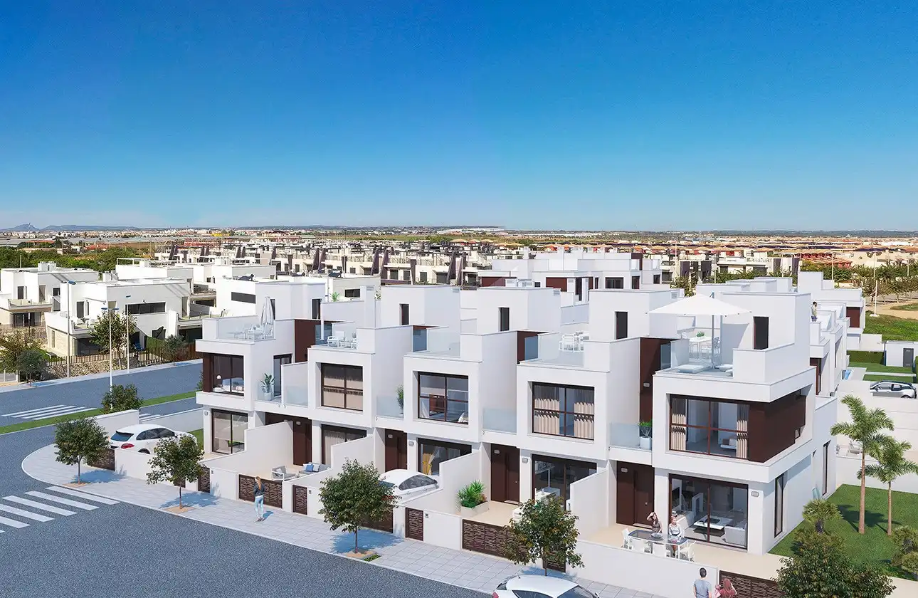 Vista exterior de Apartamento en venta en Pilar de la Horadada con Aire acondicionado, Calefacción y Terraza
