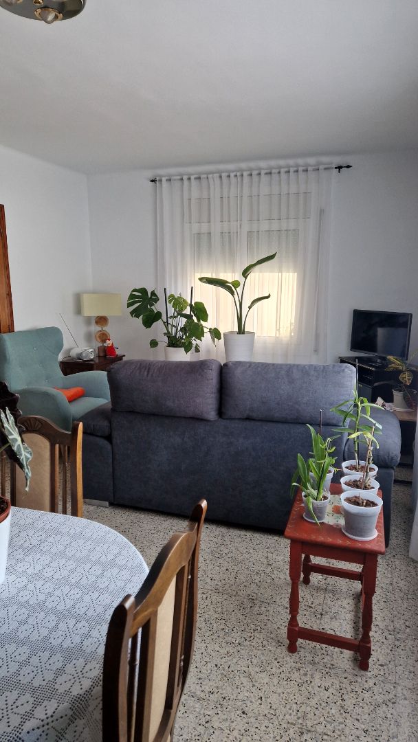 Living room of Single-family semi-detached for sale in Santa Coloma de Farners  with Furnished and Balcony