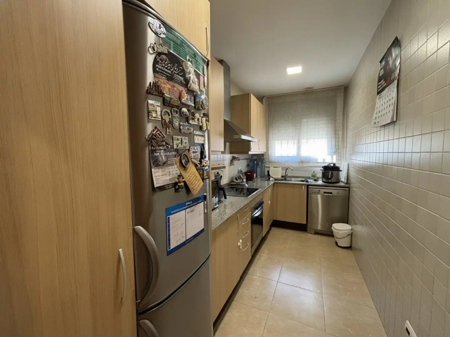 Küche von Wohnung zum Verkauf in Sant Feliu de Codines mit Klimaanlage, Heizung und Parkett
