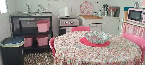 Kitchen of Flat for rent in Elche / Elx  with Oven, Washing machine and Microwave