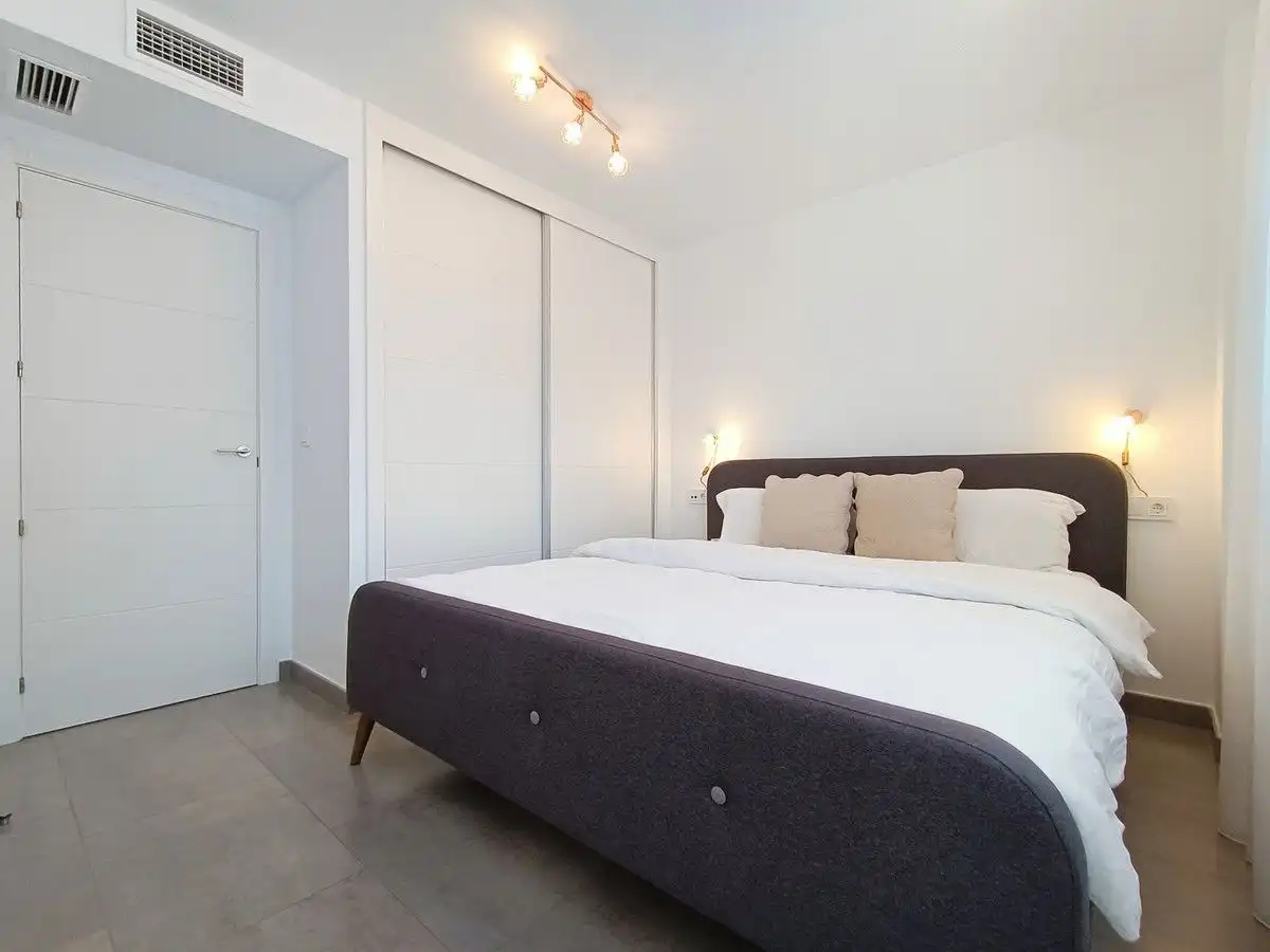 Bedroom of Flat for sale in Estepona  with Air Conditioner, Terrace and Storage room