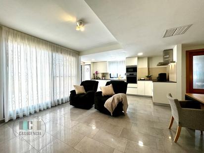 Living room of Single-family semi-detached for sale in Castellón de la Plana / Castelló de la Plana  with Air Conditioner, Terrace and Balcony