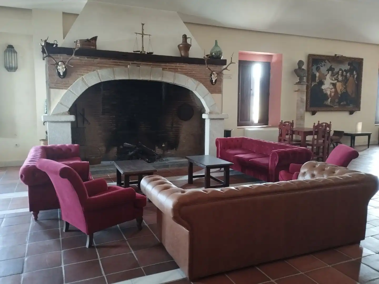 Wohnzimmer von Country house zur Miete in Feria mit Klimaanlage, Heizung und Privatgarten