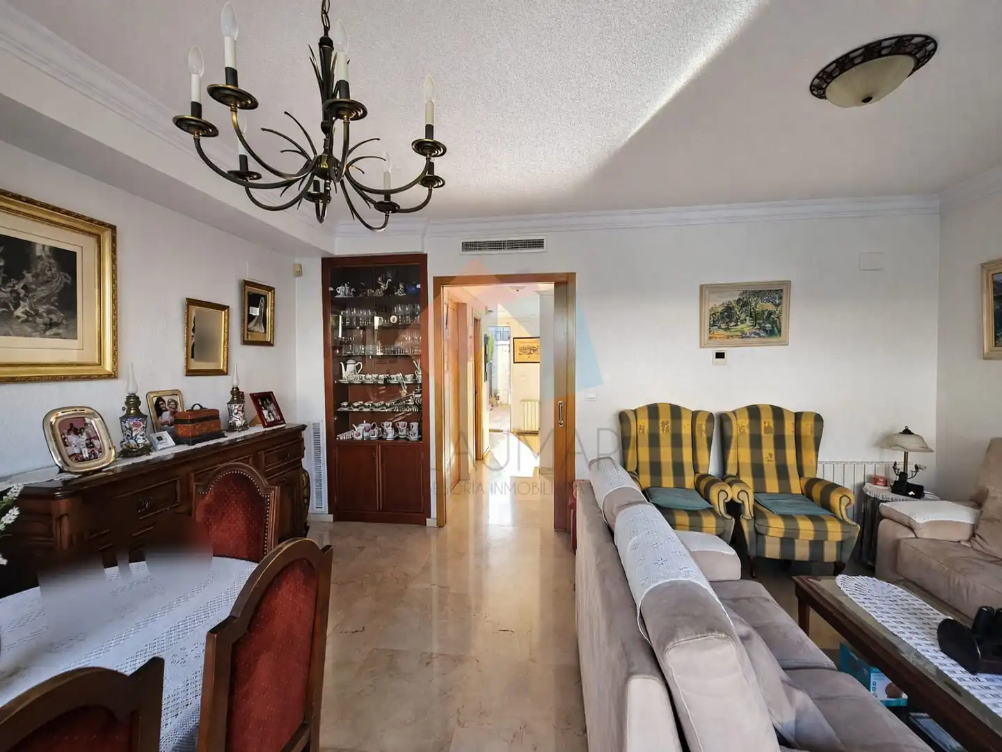 Sala d'estar de Casa adosada en venda en Gandia amb Aire condicionat, Calefacció i Terrassa