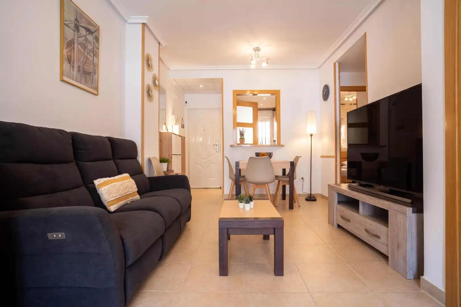 Sala d'estar de Apartament en venda en Oropesa del Mar / Orpesa amb Jardí privat, Terrassa i Traster