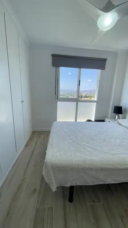 Schlafzimmer von Wohnung zur Miete in Canet d'En Berenguer mit Klimaanlage, Heizung und Privatgarten