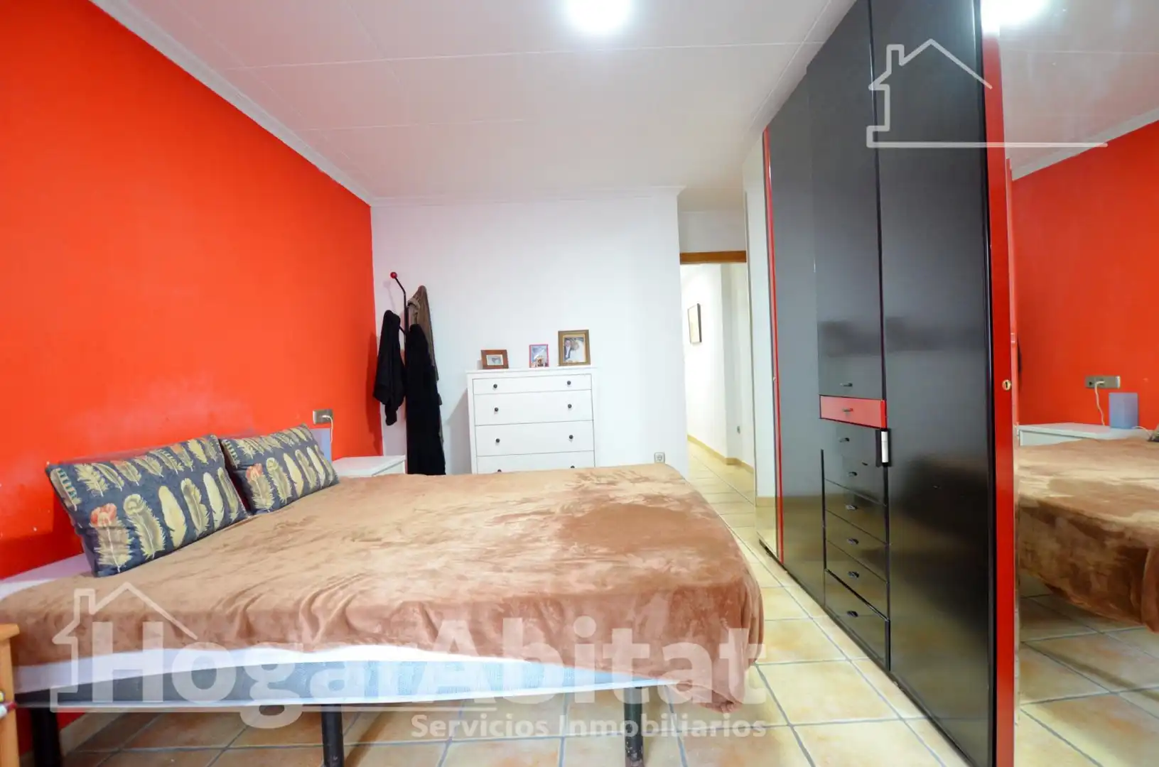 Bedroom of Houses for sale in Cullera  with Air Conditioner, Heating and Terrace