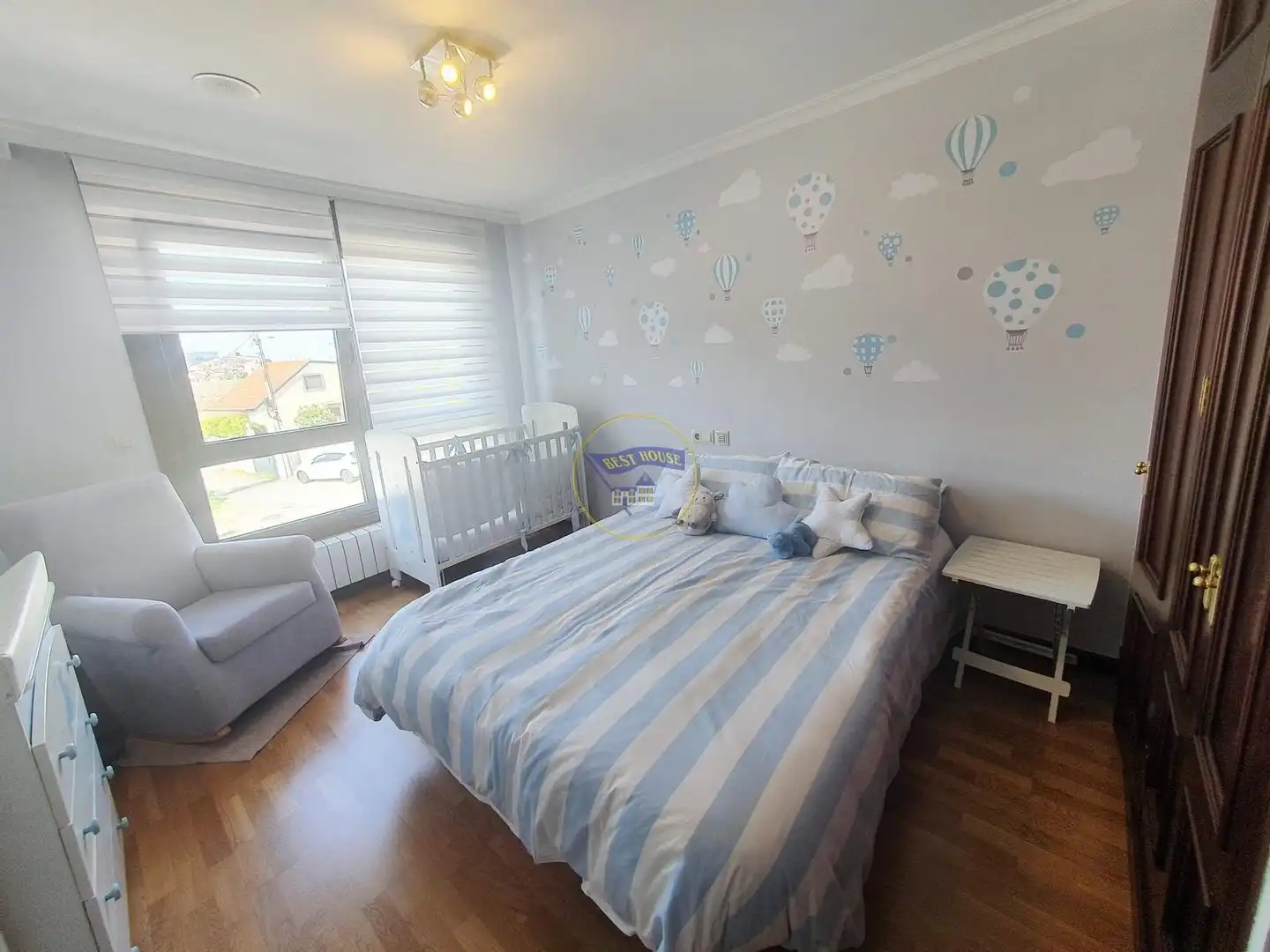 Bedroom of Detached homes for sale in Vigo   with Heating, Private garden and Parquet flooring