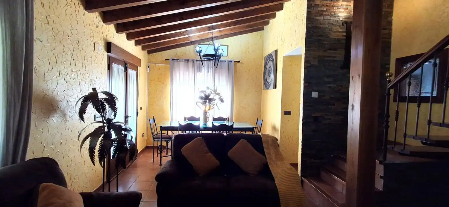 Sala d'estar de Casa o xalet en venda en Villanueva de Duero amb Calefacció, Jardí privat i Traster