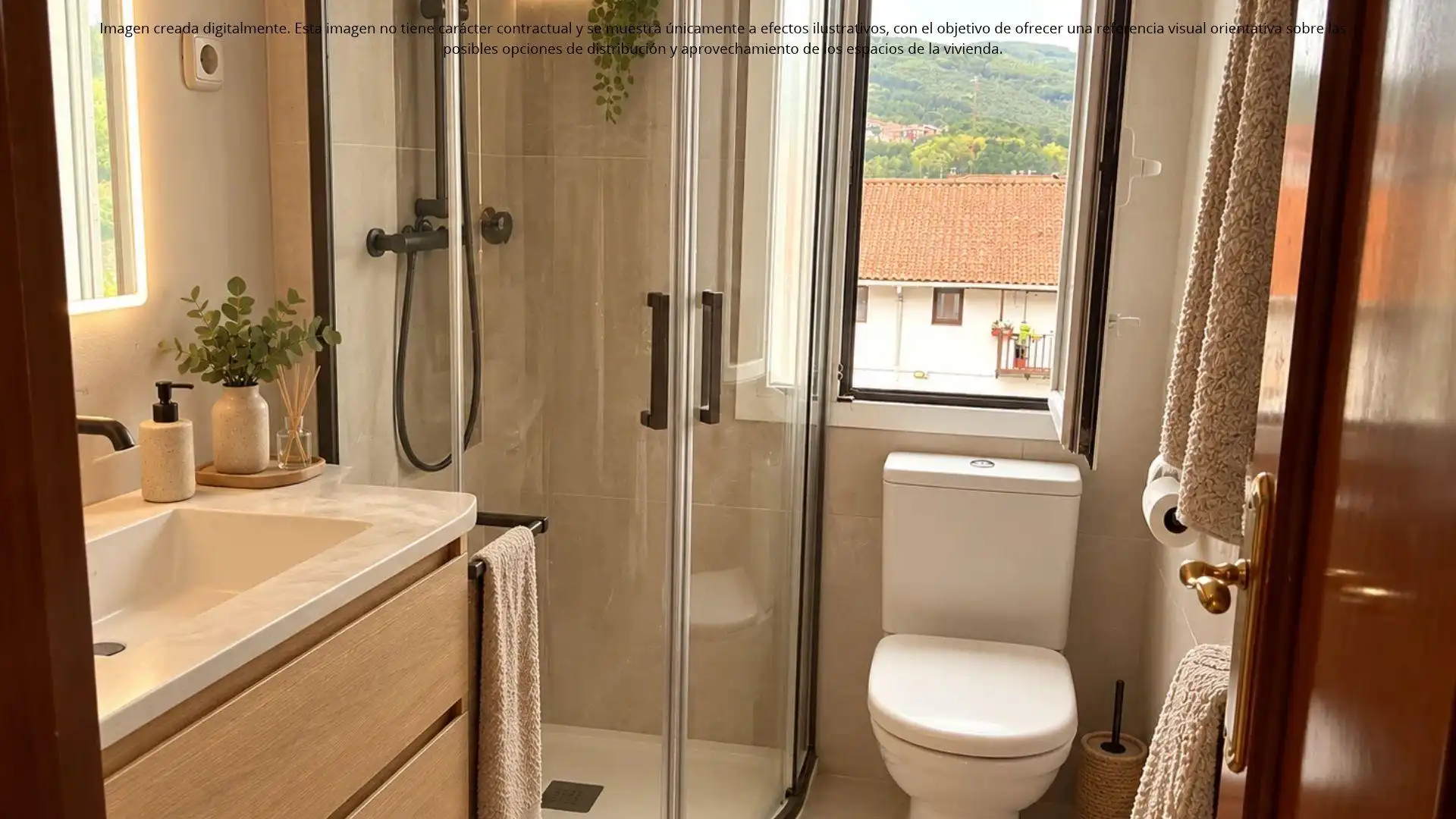 Baño de Piso en venta en Galdakao con Calefacción, Parquet y Amueblado