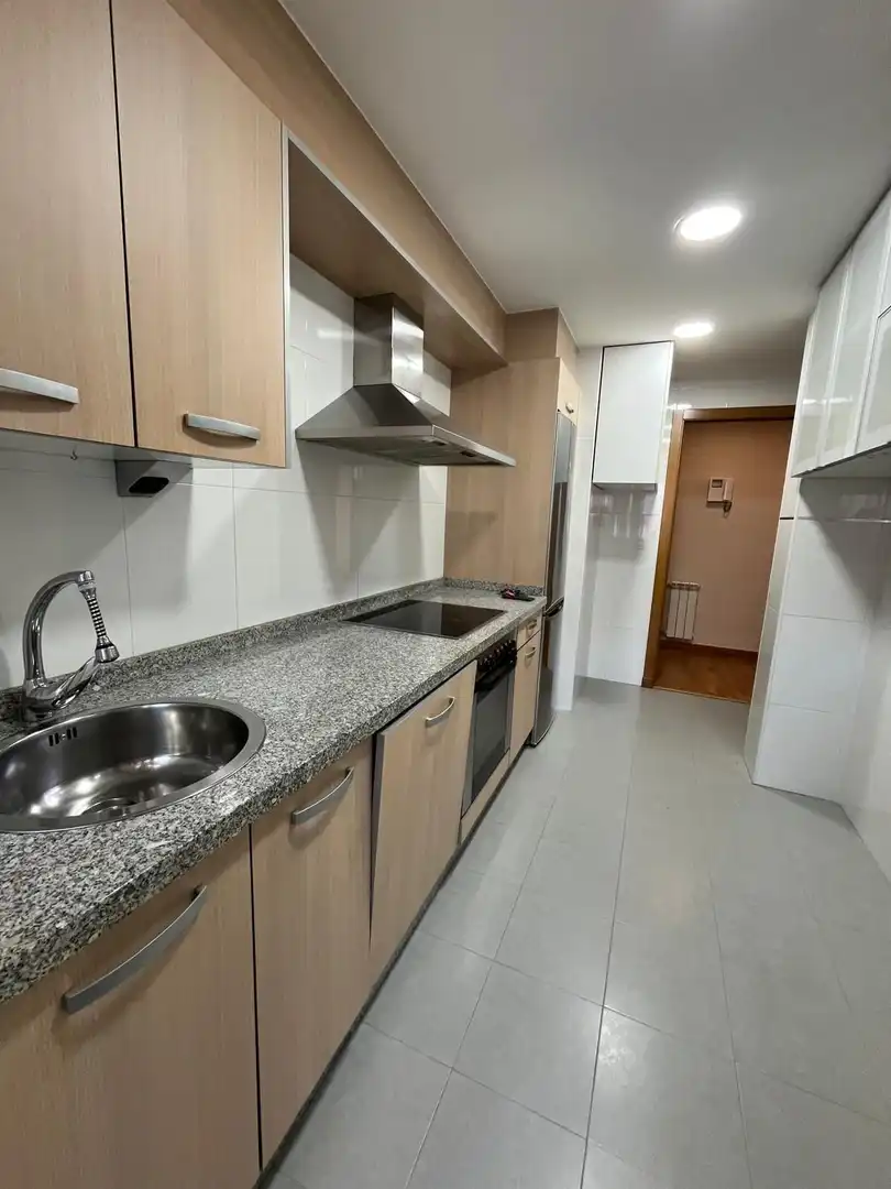 Kitchen of Flat for rent in Cambre   with Heating and Storage room