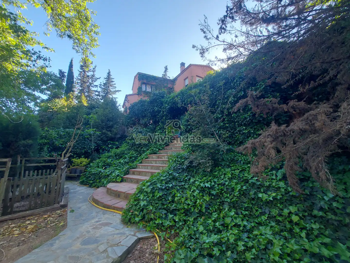 Jardín de Casa o chalet en venta en Vallirana con Calefacción, Jardín privado y Terraza