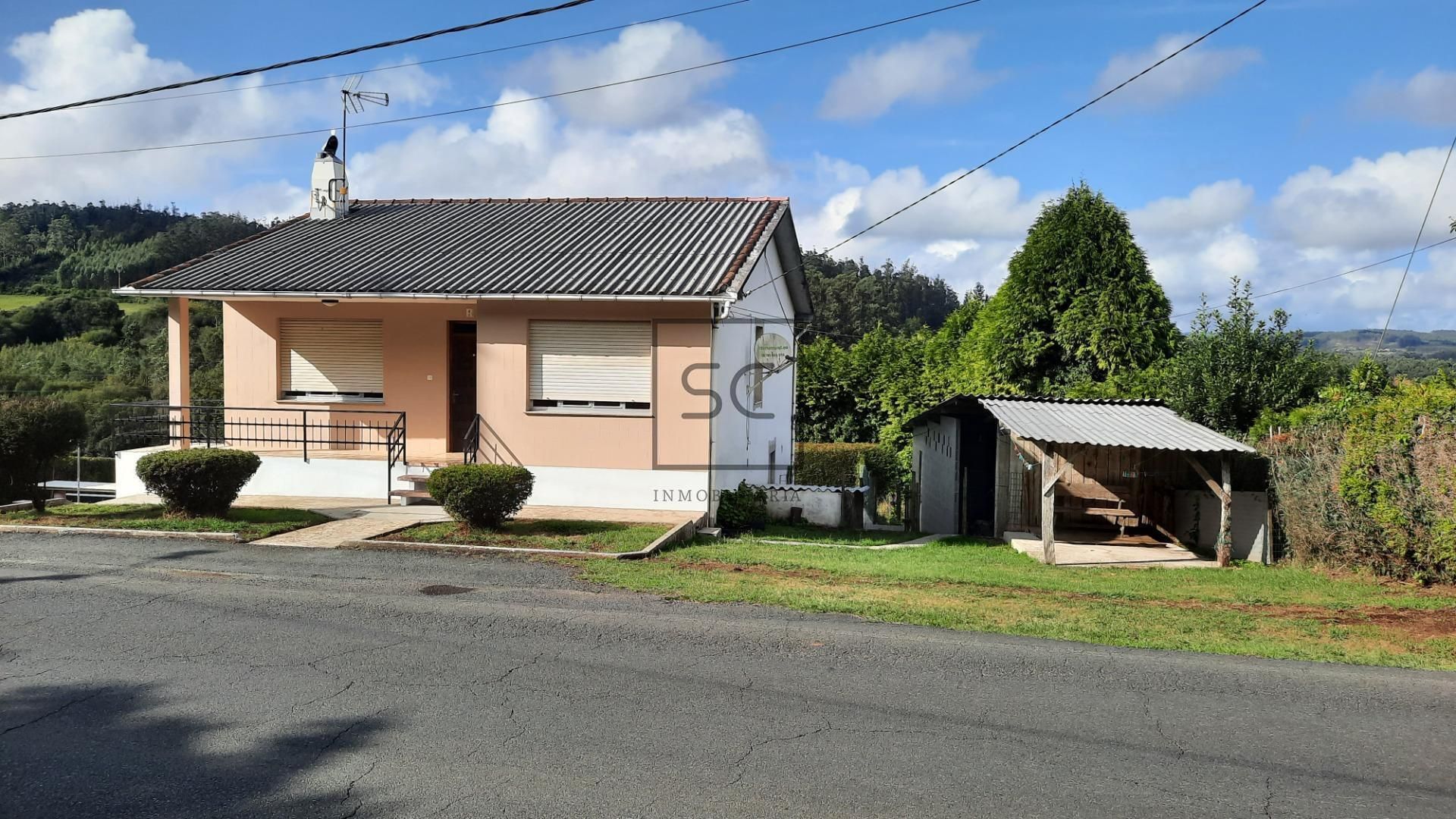 Exterior view of House or chalet for sale in San Sadurniño  with Heating, Private garden and Terrace