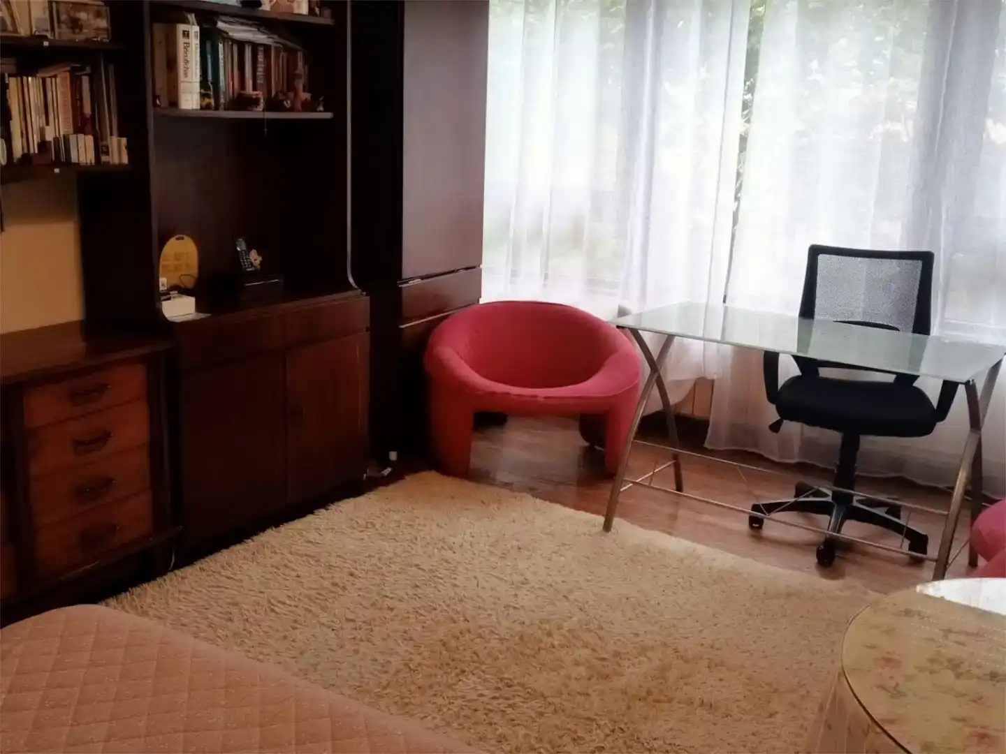 Sala d'estar de Pis en venda en Santander amb Jardí privat, Parquet i Piscina