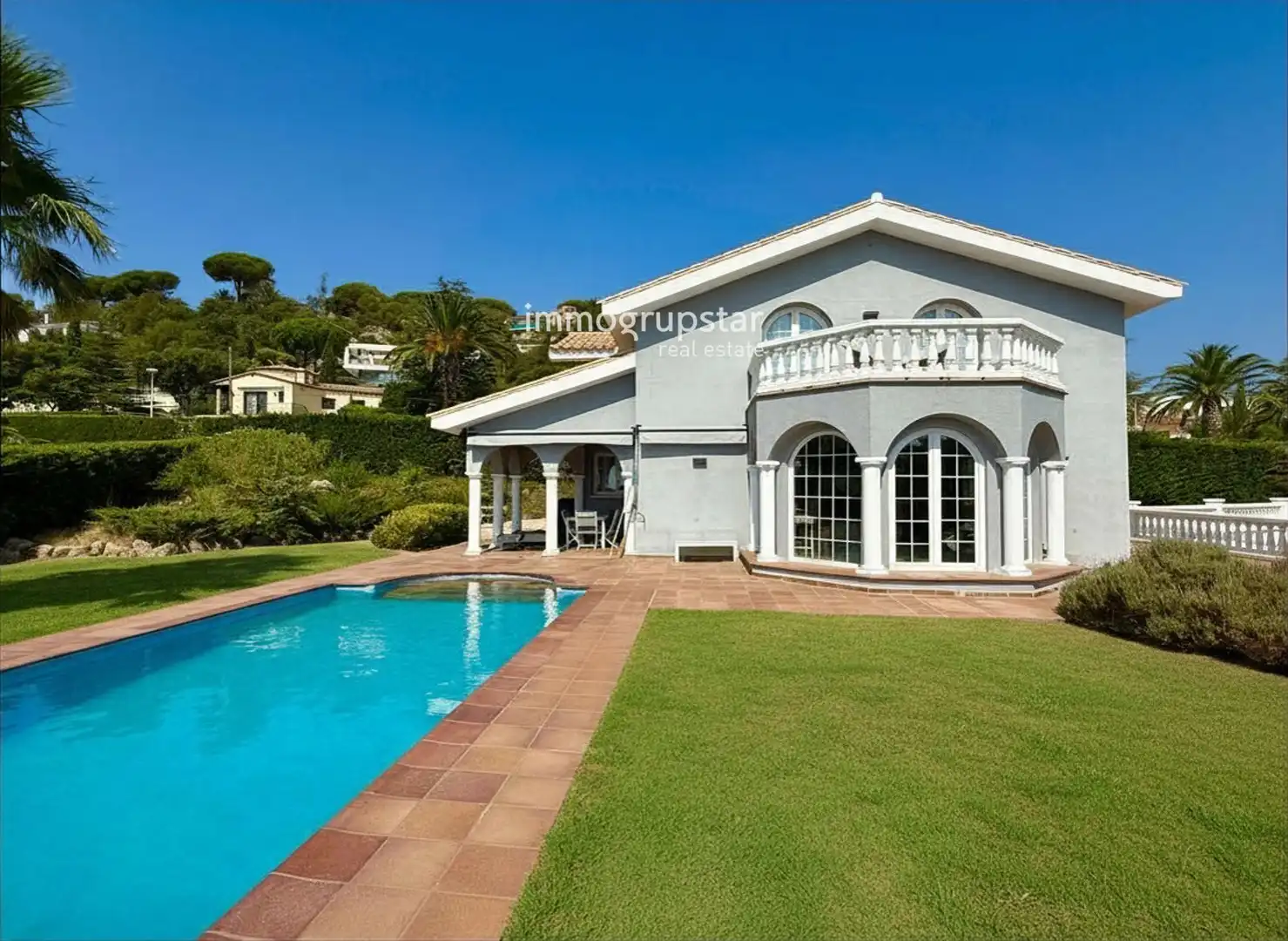 Vista exterior de Casa o chalet en venta en Calonge i Sant Antoni con Calefacción, Terraza y Piscina