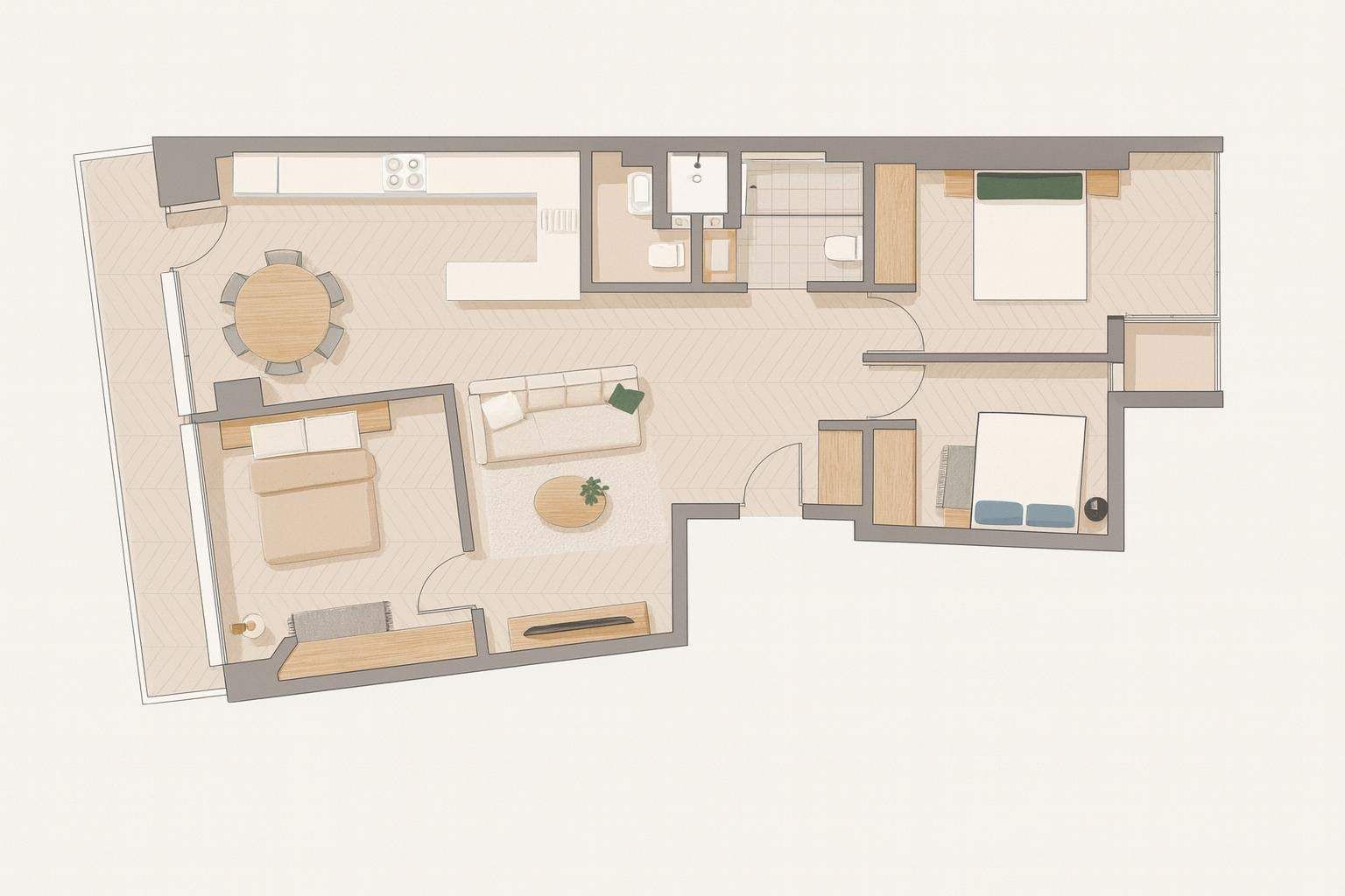 Flat for sale in Alicante / Alacant  with Air Conditioner, Terrace and Balcony