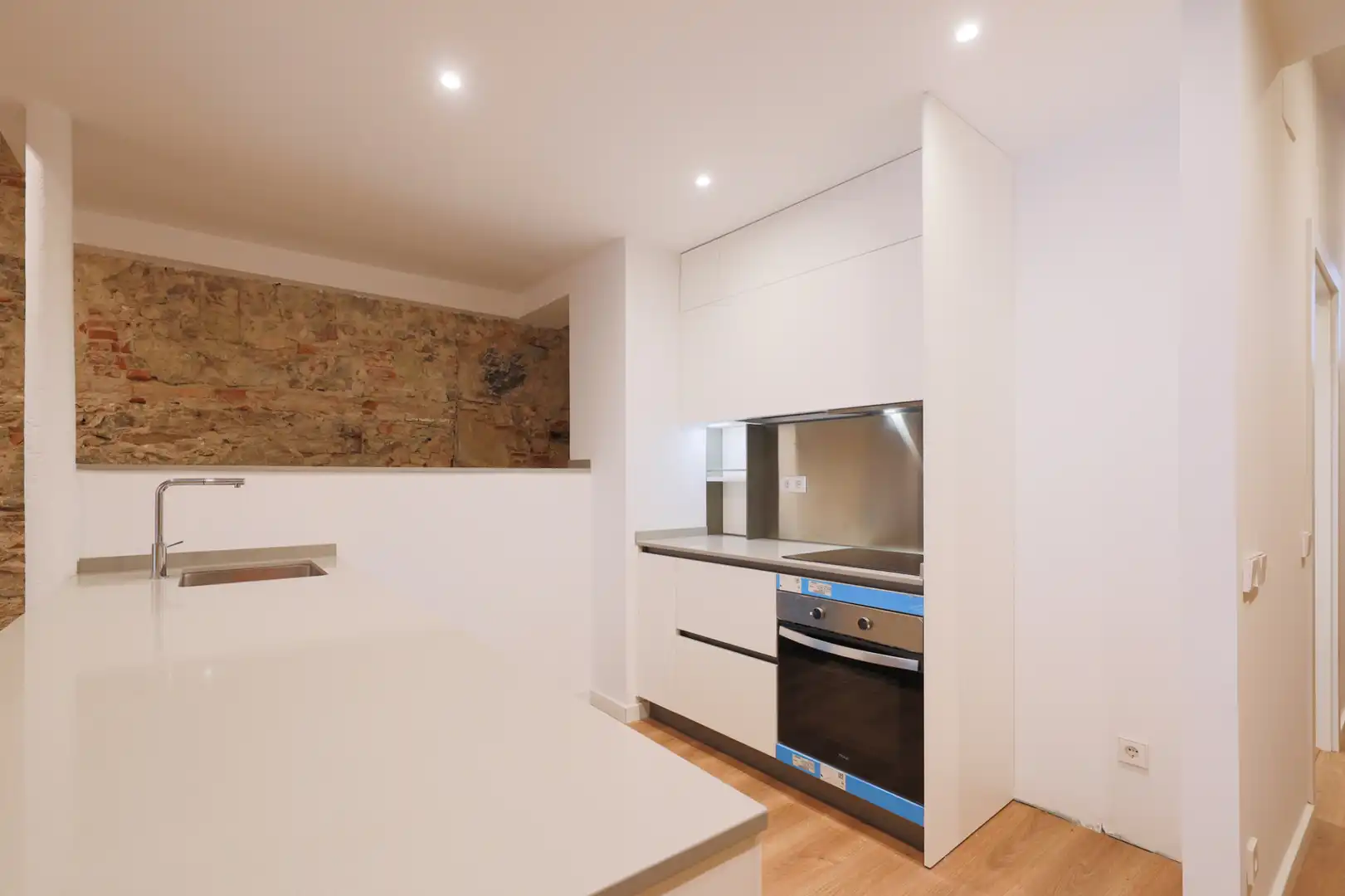 Cocina de Planta baja en venta en Badalona con Aire acondicionado, Calefacción y Parquet
