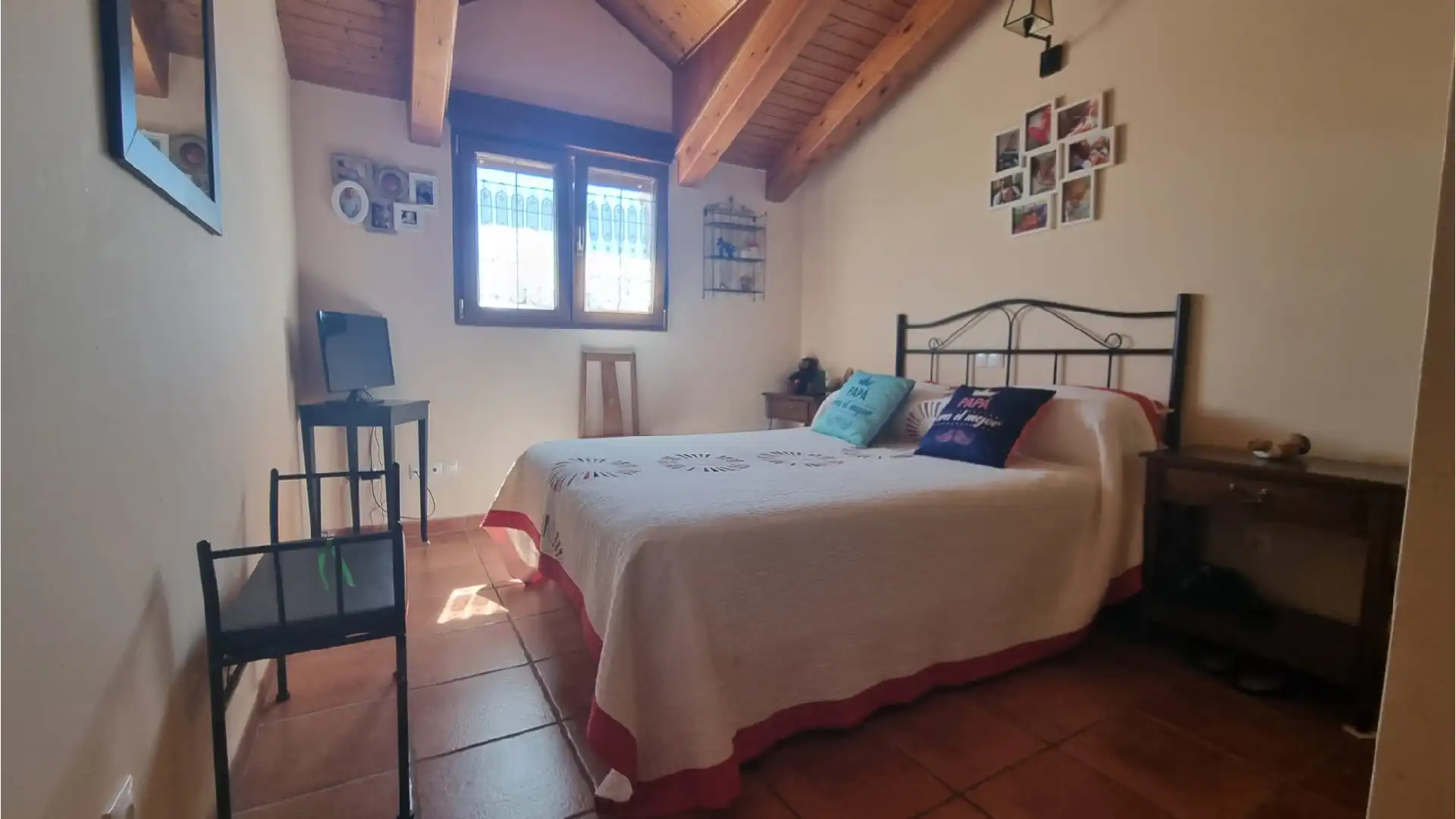 Bedroom of Houses for sale in Villamuriel de Cerrato  with Heating, Private garden and Terrace