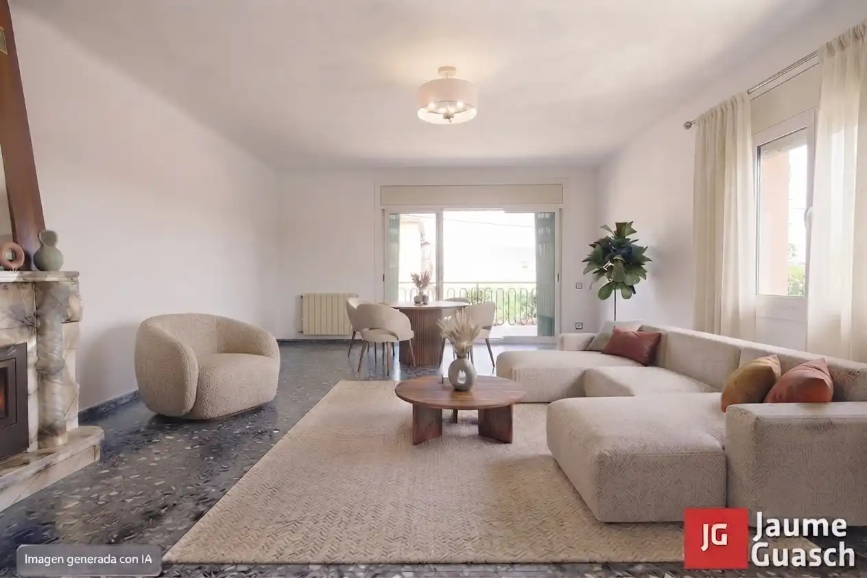 Sala d'estar de Planta baixa en venda en Torredembarra amb Calefacció, Jardí privat i Terrassa