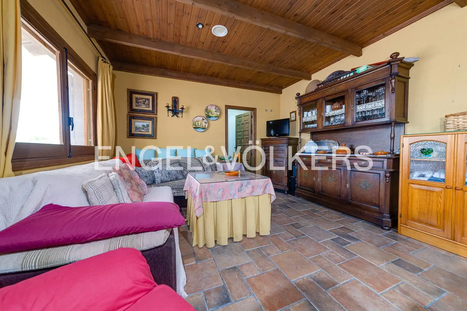 Sala d'estar de Finca rústica en venda en Almoradí amb Aire condicionat, Calefacció i Jardí privat