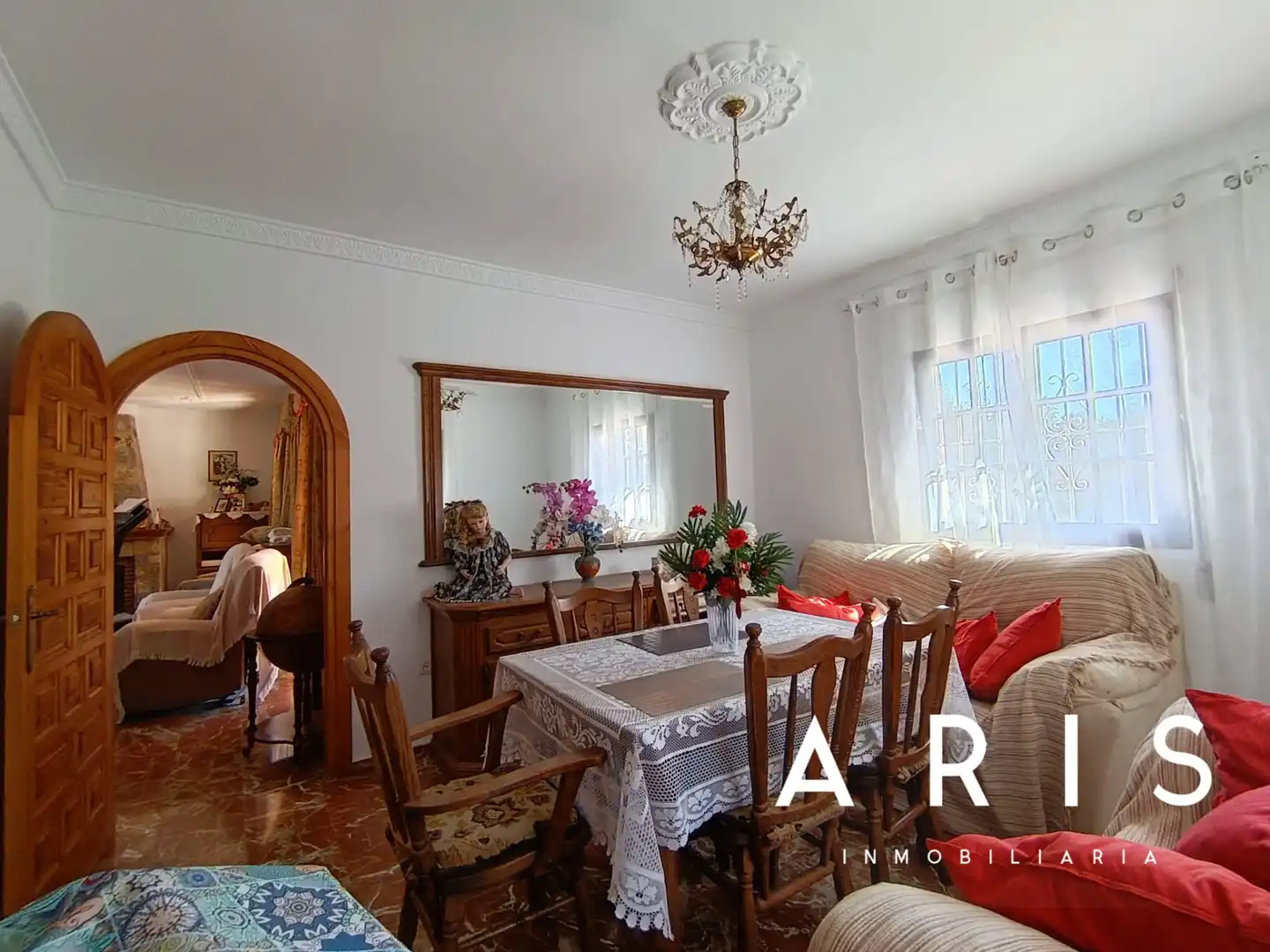 Dining room of Houses for sale in Alhaurín de la Torre  with Air Conditioner, Heating and Private garden