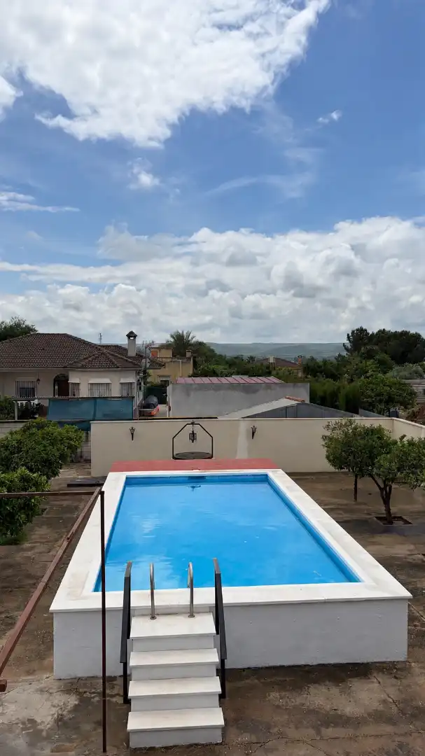 Swimming pool of Country homes for sale in Córdoba  with Air Conditioner, Heating and Private garden