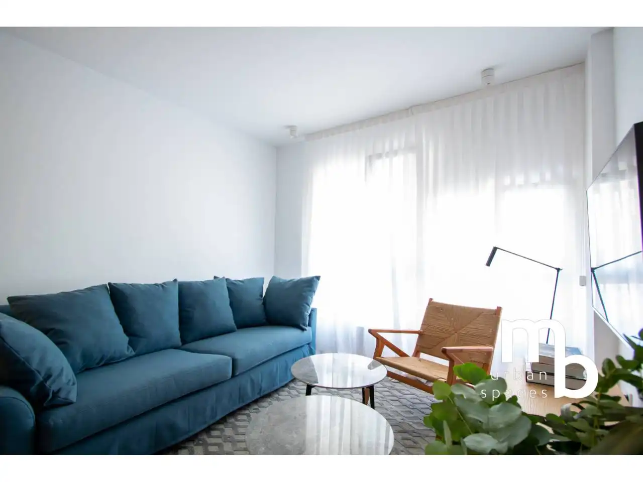 Sala de estar de Piso de alquiler en Madrid con Aire acondicionado, Calefacción y Parquet