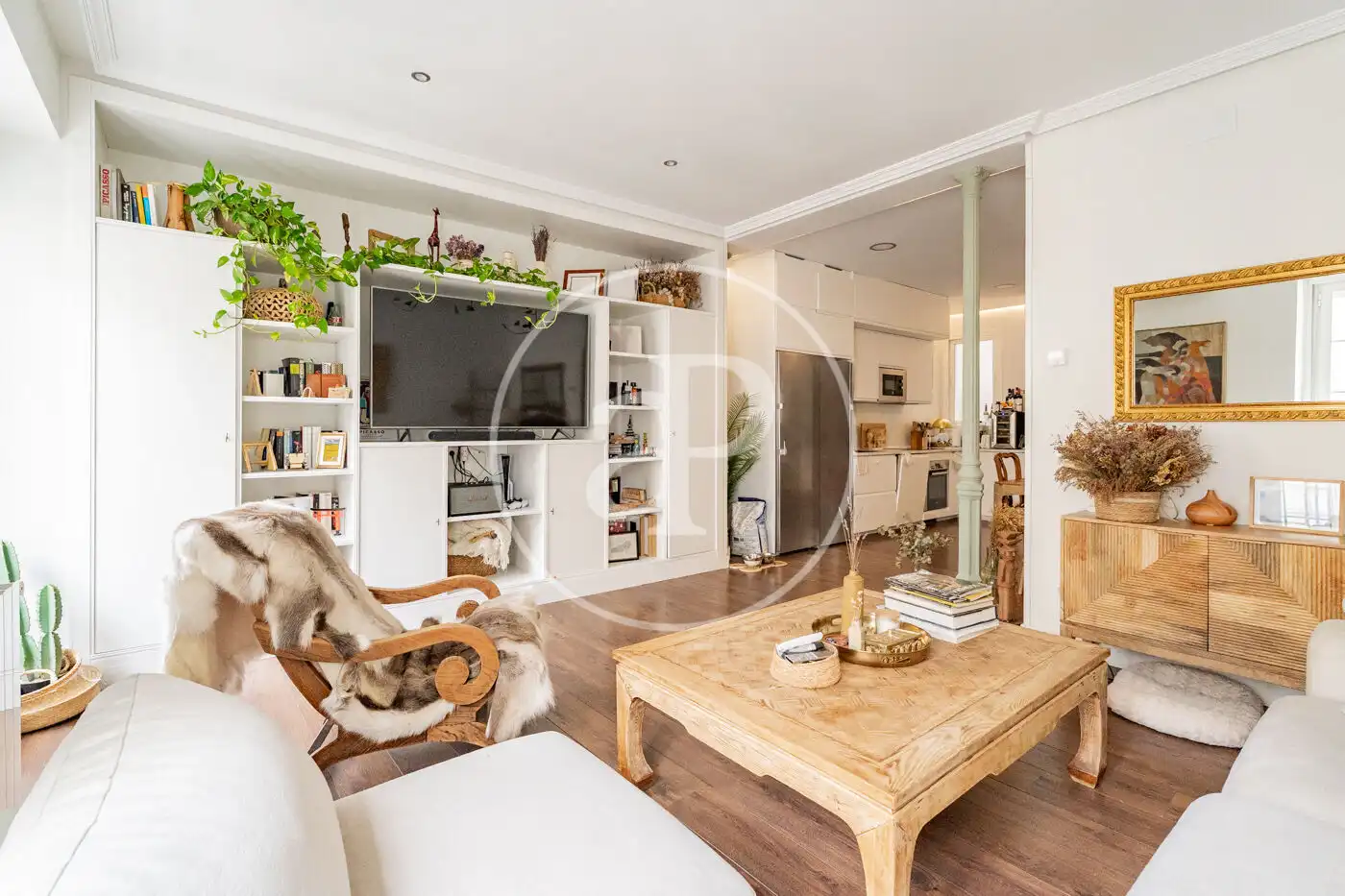 Sala de estar de Piso de alquiler en Madrid con Aire acondicionado y Calefacción