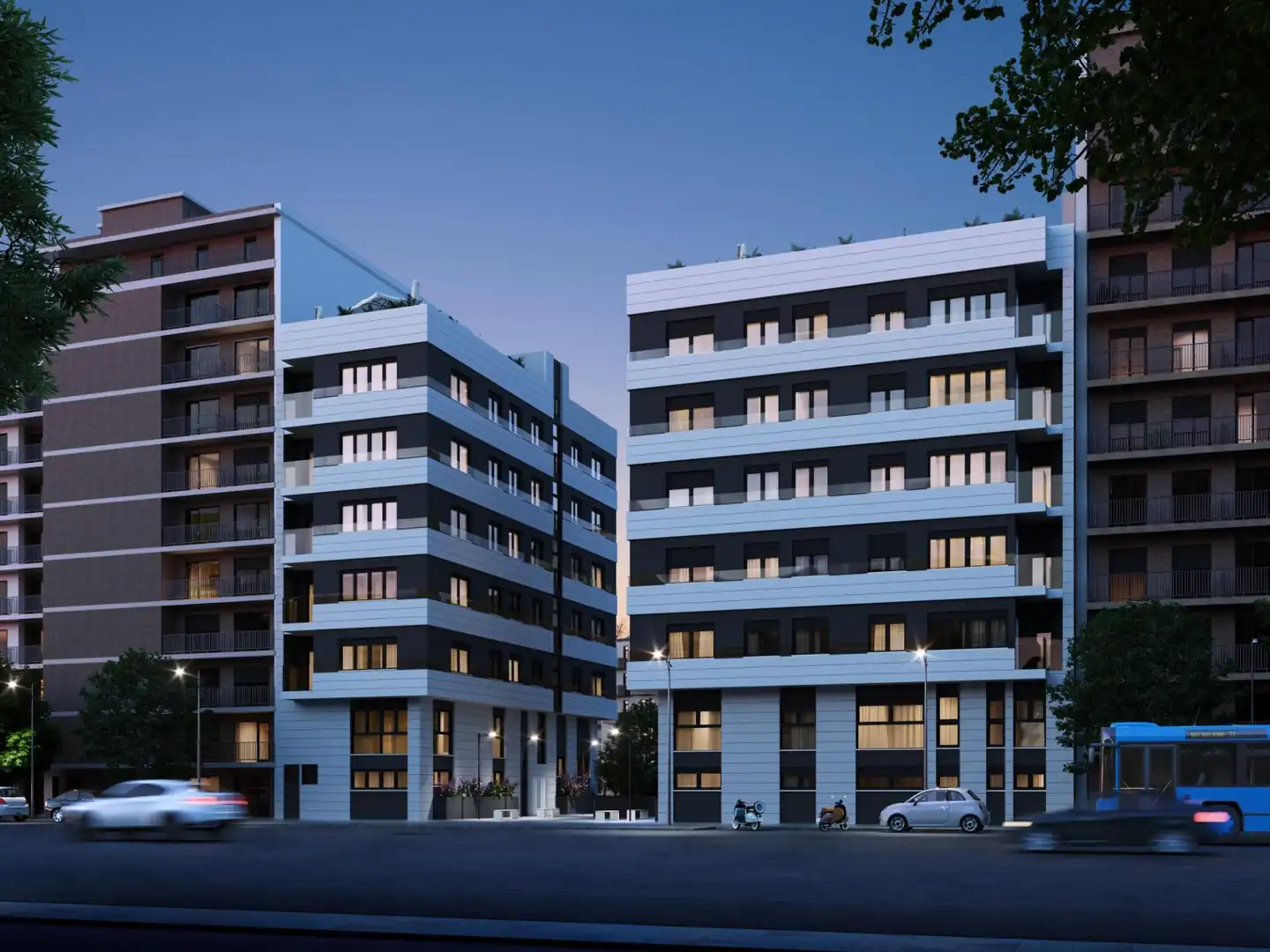 Vista exterior de Dúplex en venta en Castellón de la Plana / Castelló de la Plana con Aire acondicionado y Trastero