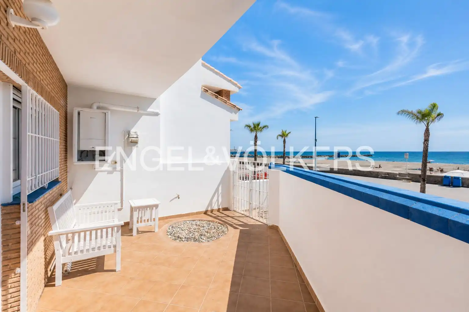Terraza de Casa adosada de alquiler en Puçol con Calefacción, Jardín privado y Terraza