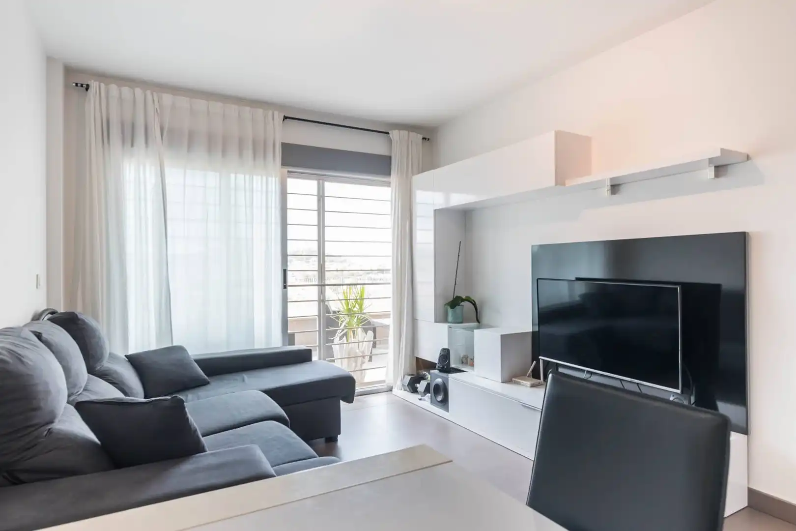 Wohnzimmer von Wohnung zum Verkauf in Murcia mit Klimaanlage, Heizung und Terrasse