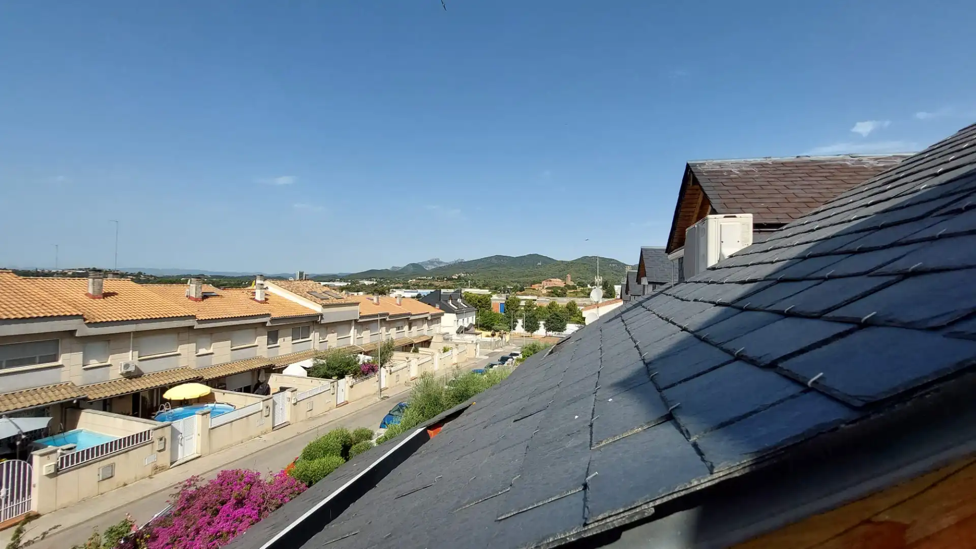 Terrassa de Casa adosada en venda en Viladecavalls amb Aire condicionat, Calefacció i Jardí privat