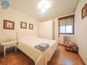 Bedroom of Flat for rent in Zaragoza  with Air Conditioner, Heating and Terrace