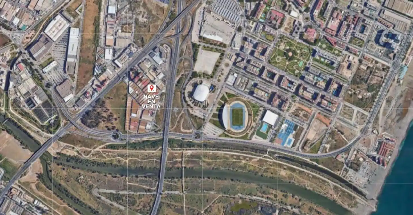 Exterior view of Industrial buildings for sale in Málaga