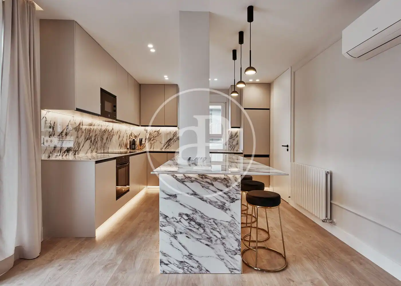 Kitchen of Flat for sale in Madrid  with Air Conditioner, Heating and Terrace