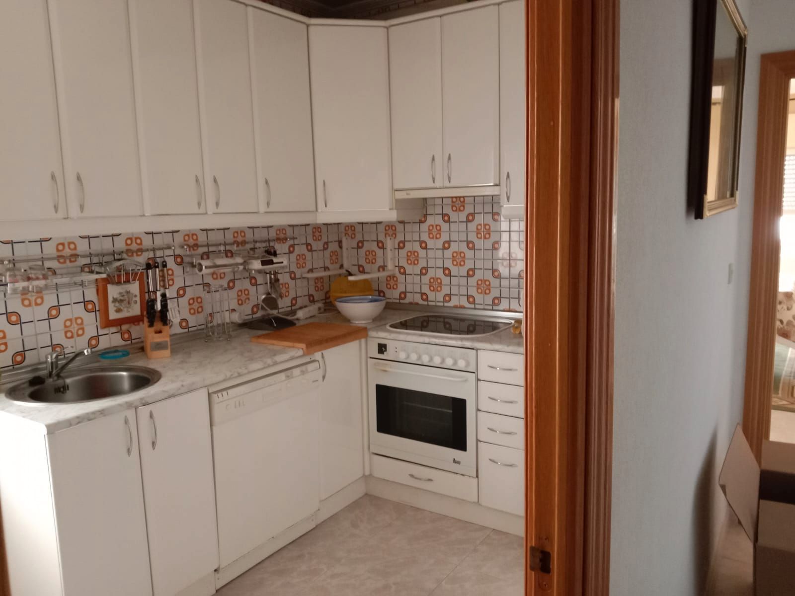 Kitchen of Flat for sale in Rueda  with Heating, Parquet flooring and Terrace
