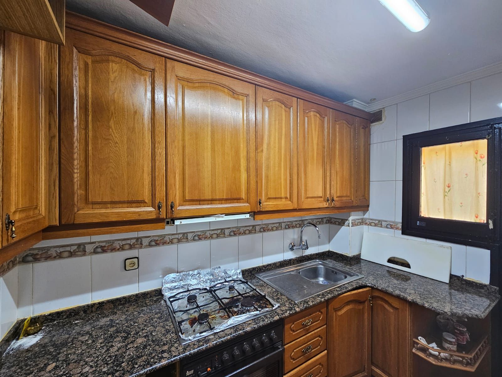 Kitchen of Flat for sale in  Lleida Capital  with Air Conditioner, Heating and Furnished