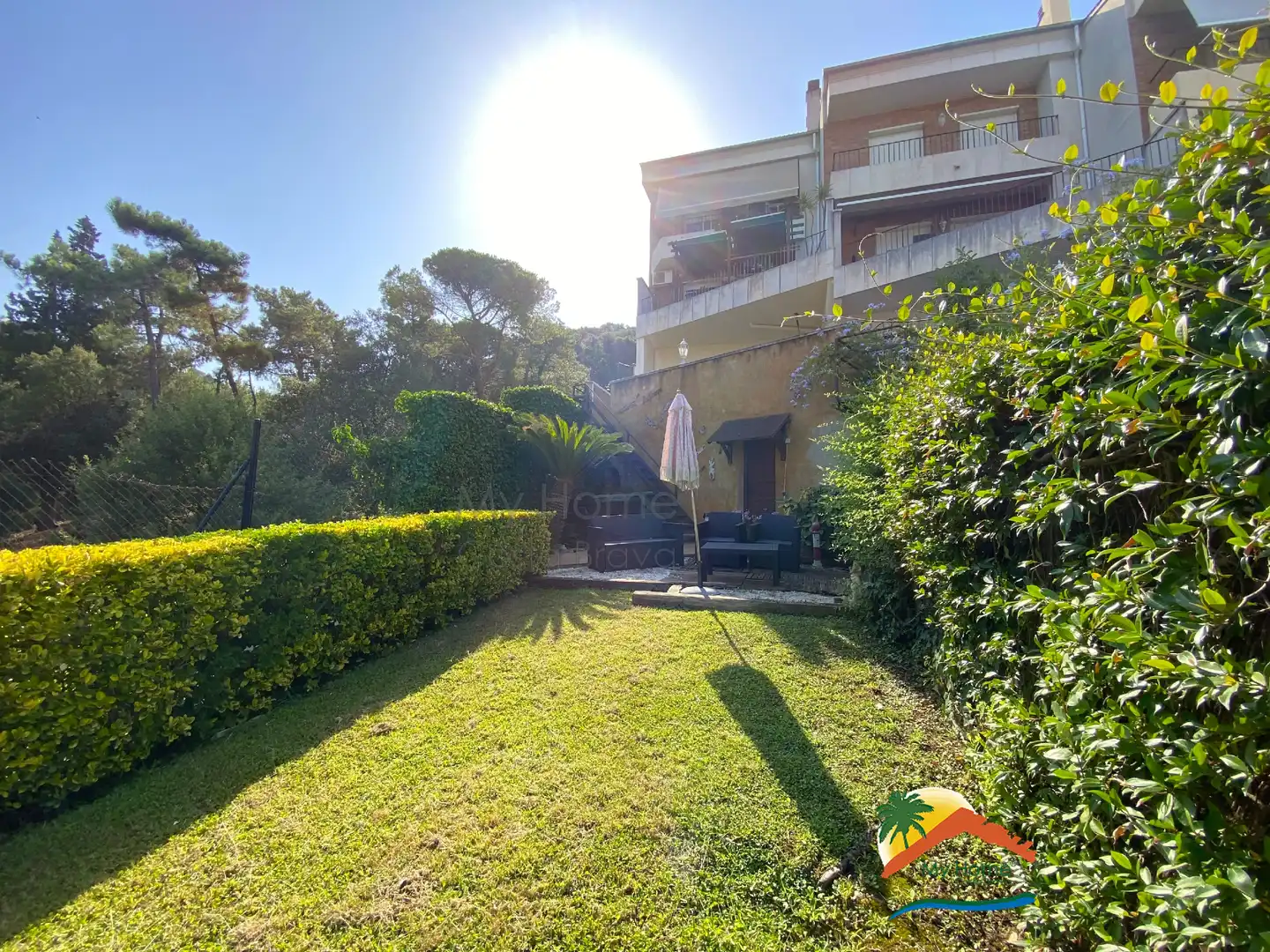 Jardí de Casa adosada en venda en Blanes amb Aire condicionat, Calefacció i Jardí privat