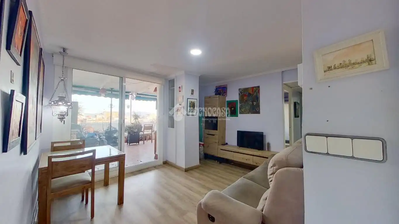 Sala de estar de Piso en venta en Barberà del Vallès con Parquet y Terraza
