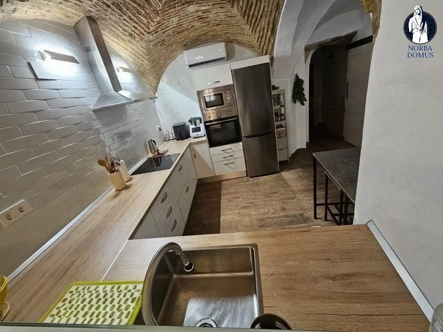 Cuina de Finca rústica en venda en Montánchez amb Aire condicionat, Terrassa i Traster