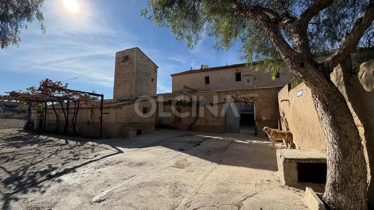 Vista exterior de Finca rústica en venda en Tibi amb Piscina