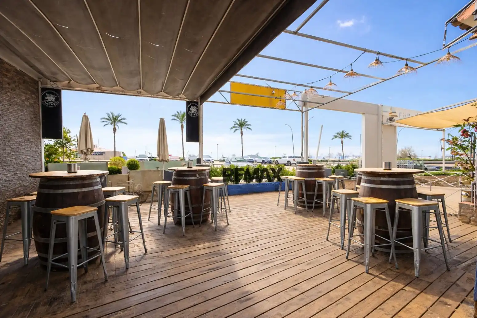 Terrassa de Local de lloguer en Empuriabrava amb Aire condicionat i Terrassa