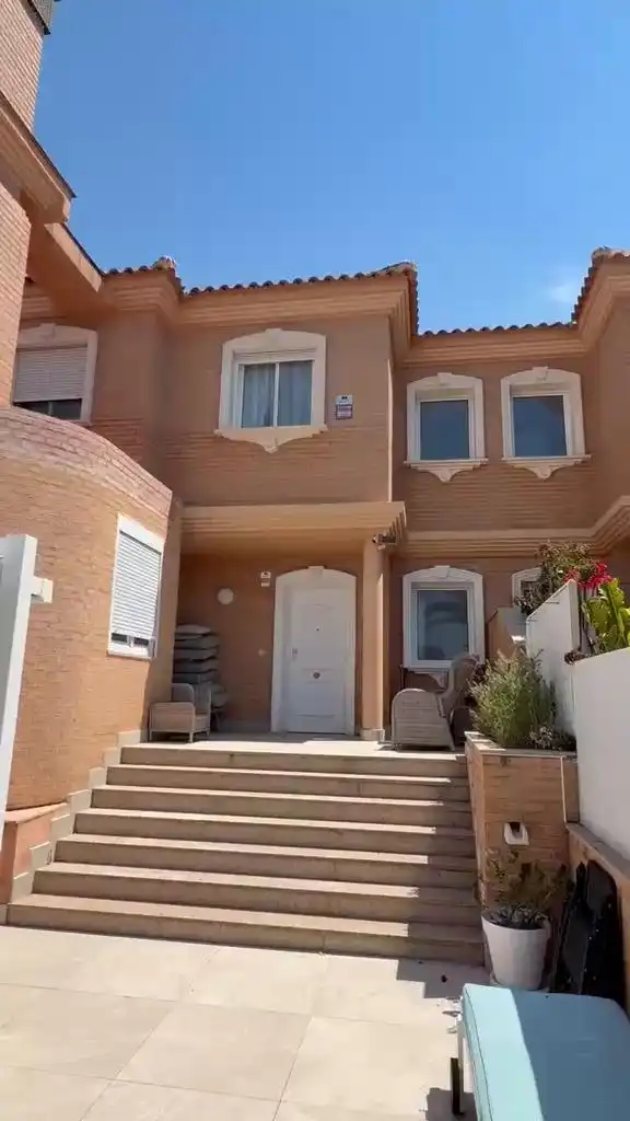 Exterior view of Detached homes for sale in Sant Joan d'Alacant  with Air Conditioner, Terrace and Alarm