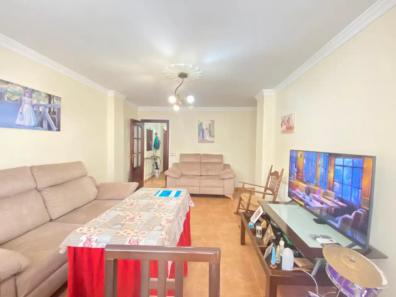Sala de estar de Piso en venta en Sanlúcar de Barrameda con Aire acondicionado, Calefacción y Trastero