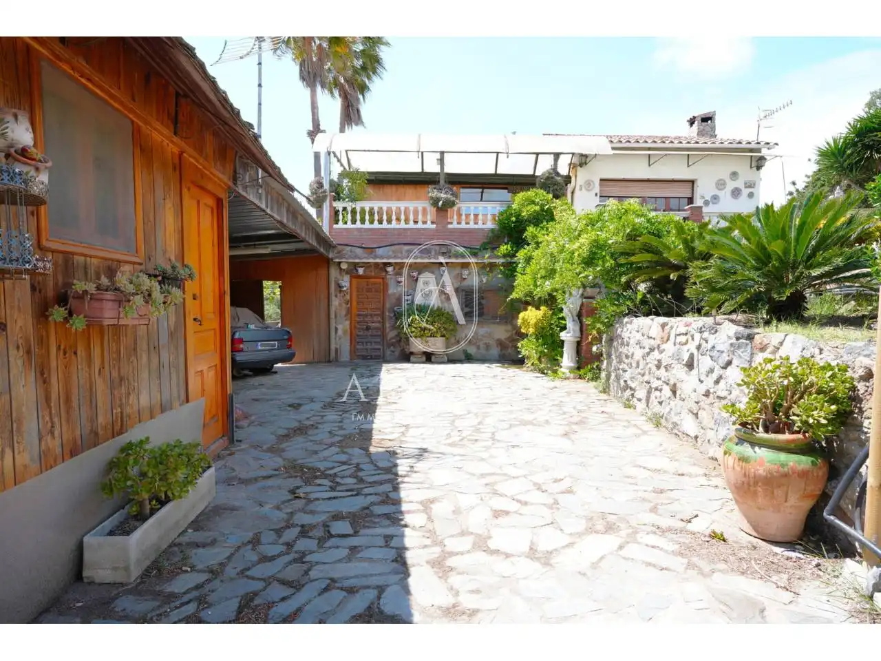 Vista exterior de Casa o chalet en venta en Palafolls con Jardín privado, Piscina y Alarma