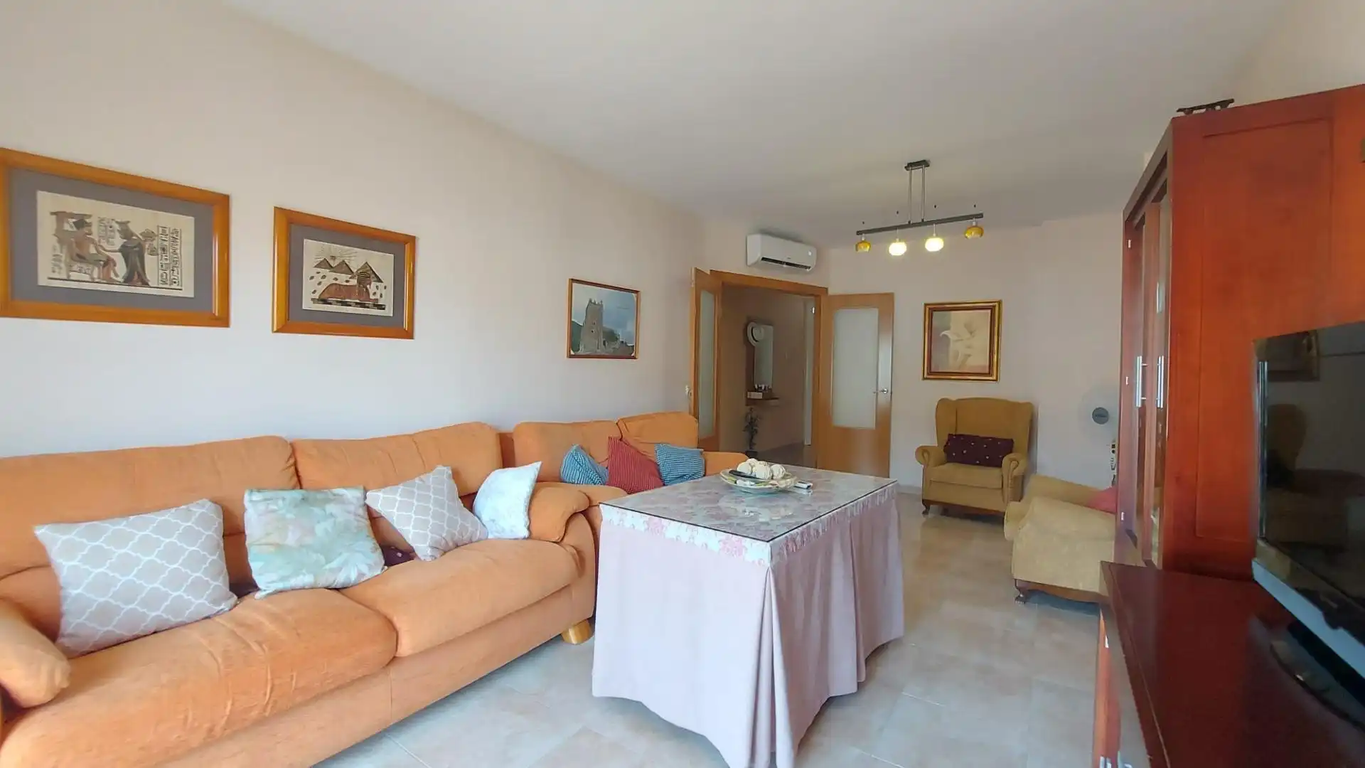 Sala de estar de Piso en venta en El Ejido con Aire acondicionado, Calefacción y Terraza