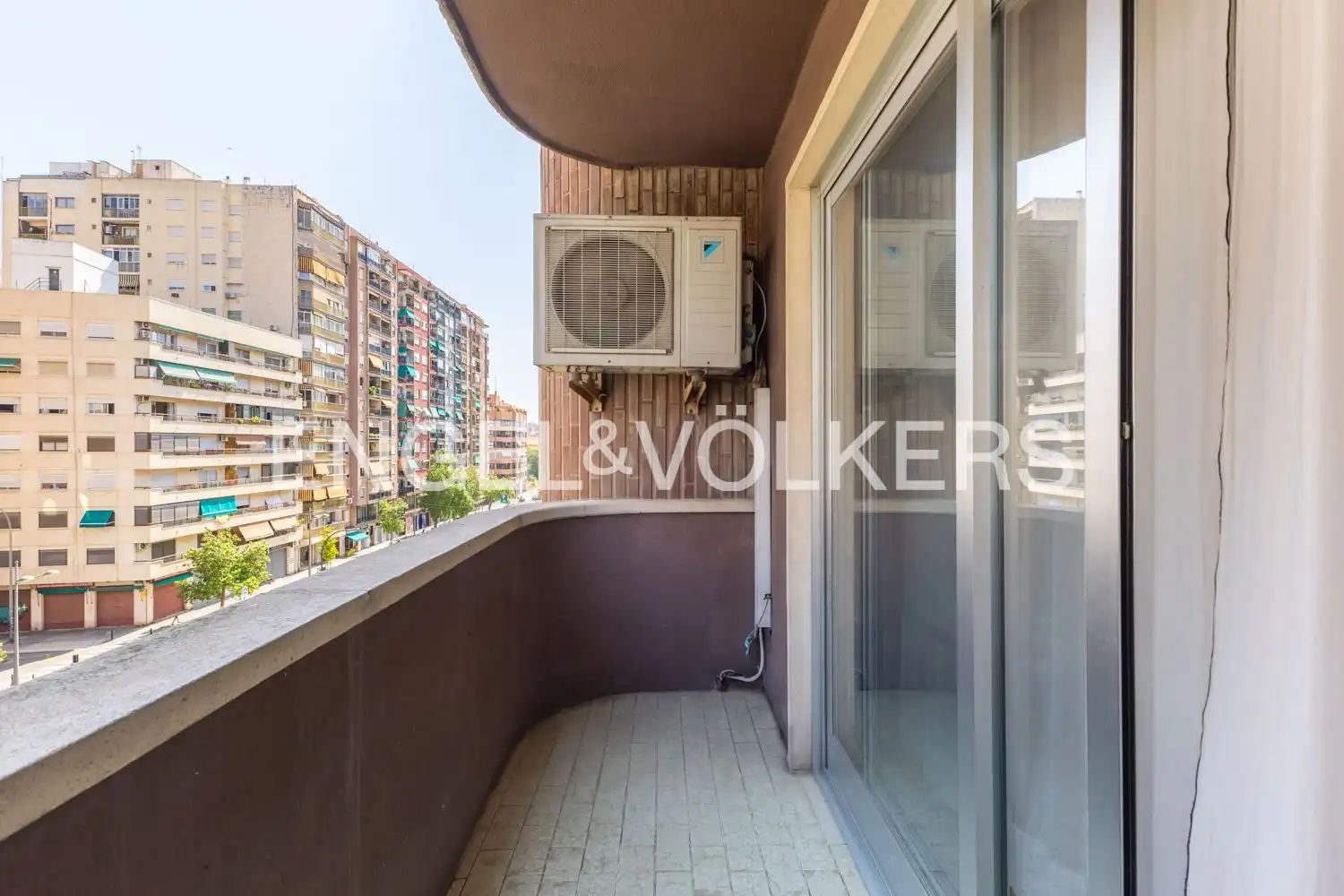 Balcony of Flat for rent in Valencia  with Air Conditioner, Heating and Terrace