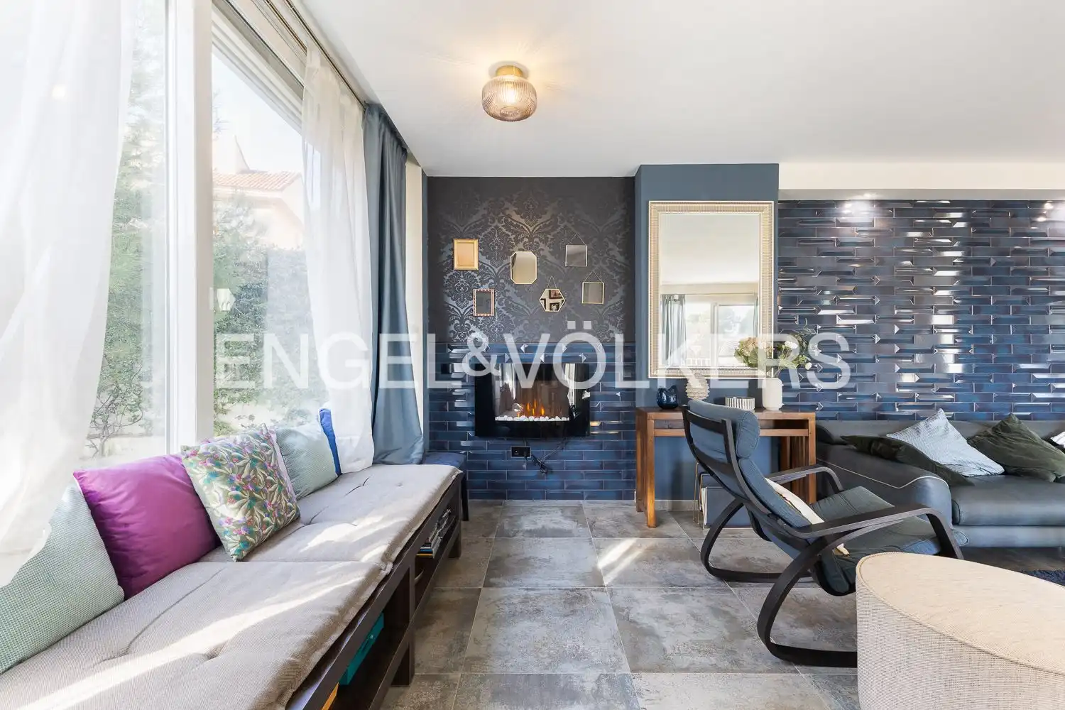 Living room of Houses for sale in Chiva  with Air Conditioner, Heating and Private garden