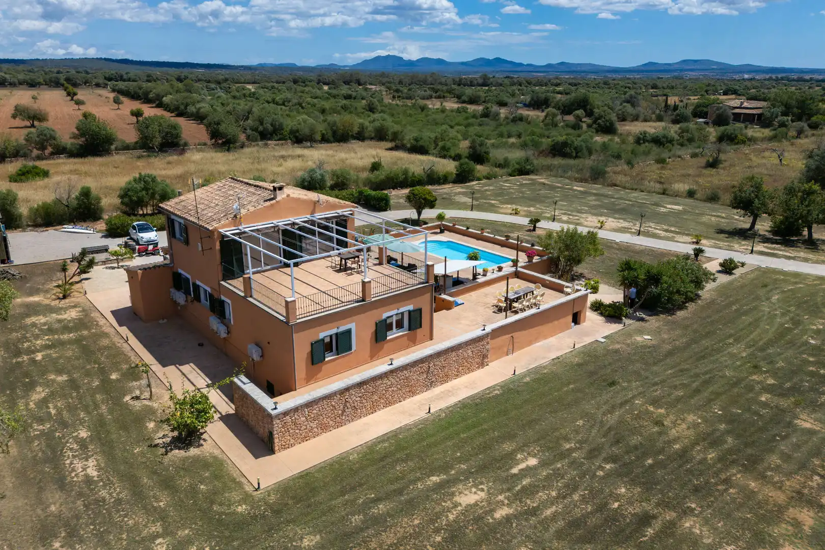 Jardí de Finca rústica en venda en Campos amb Aire condicionat, Calefacció i Terrassa