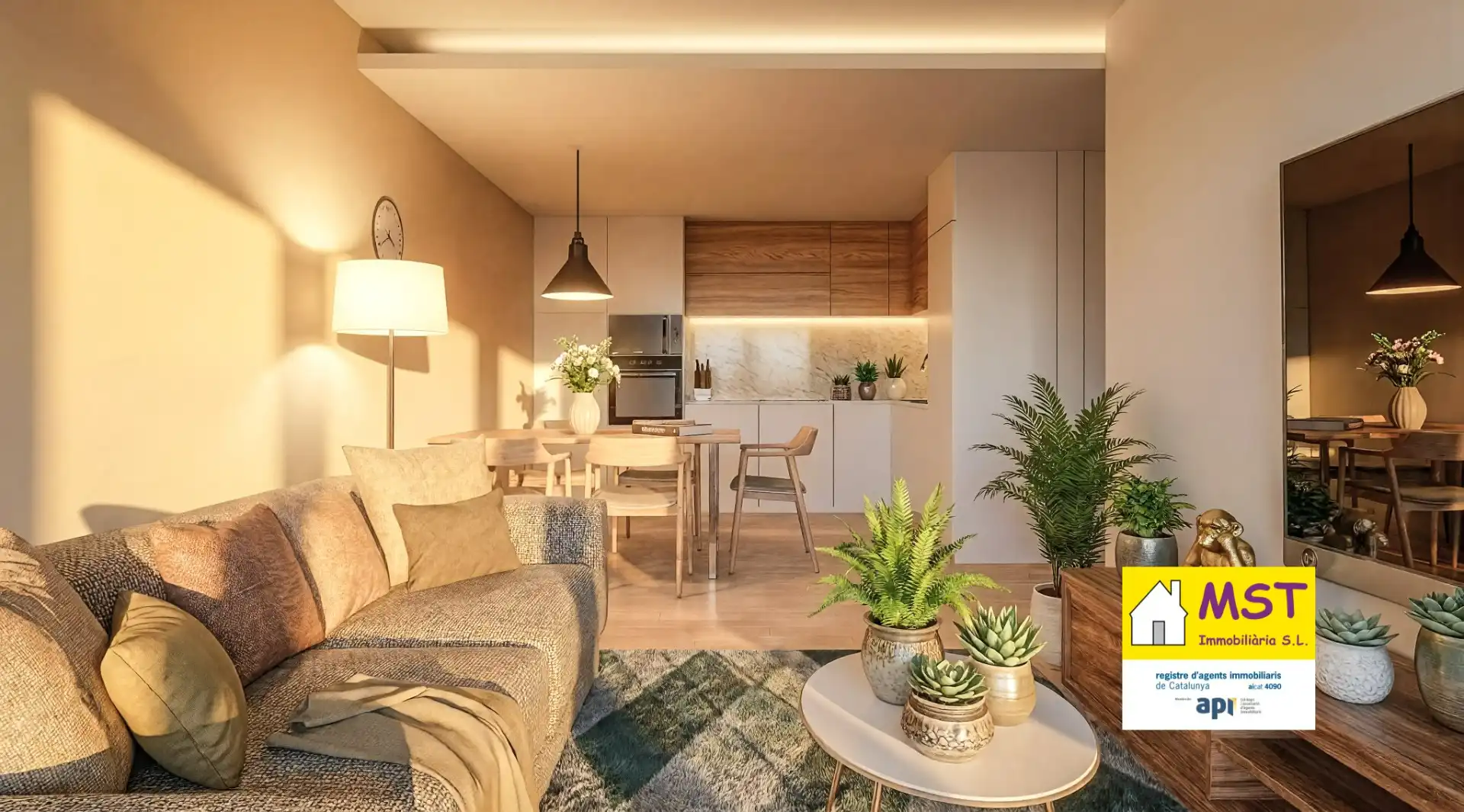 Sala de estar de Piso en venta en Sant Fruitós de Bages con Aire acondicionado, Calefacción y Terraza
